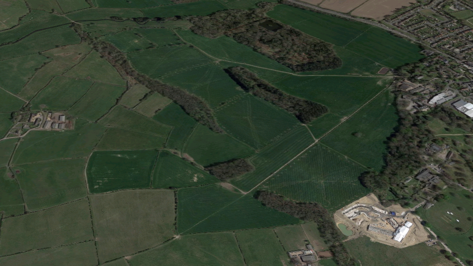 Site of proposed solar farm