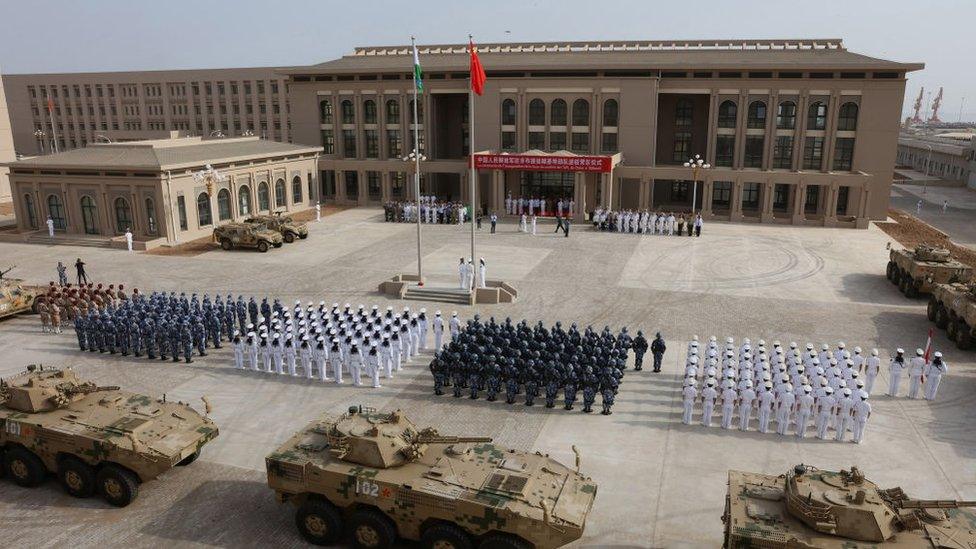 China set up an military base in Djibouti last year