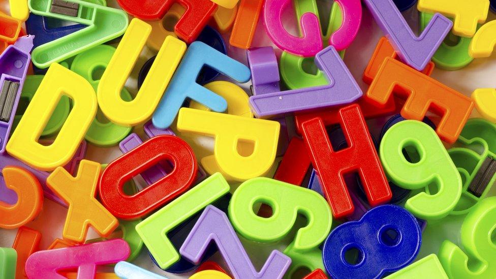 Jumble of letters and numbers