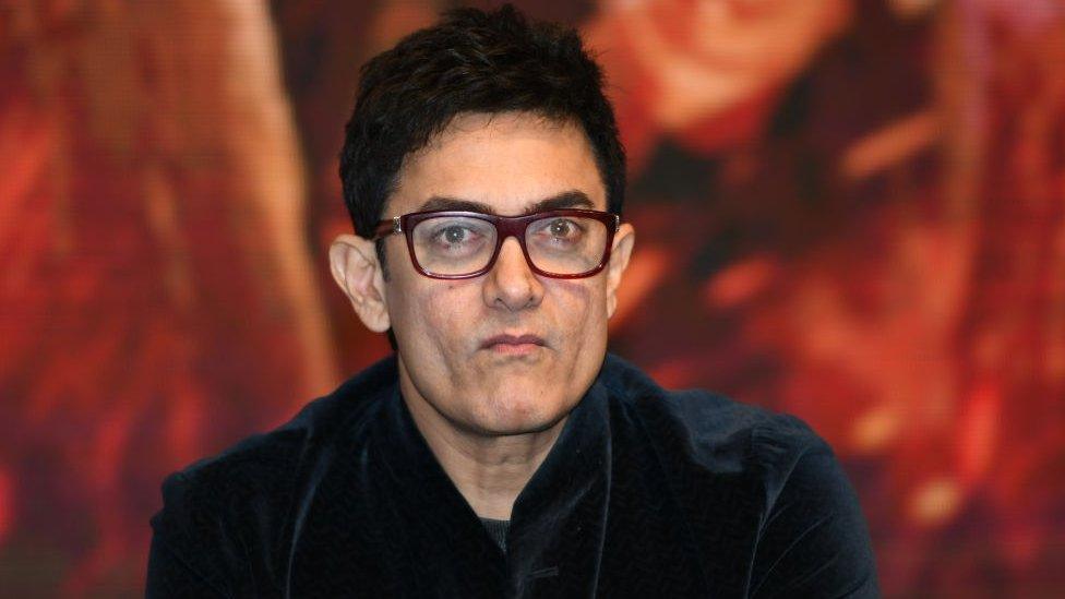 Indian actor Aamir Khan promotes film 'Thugs of Hindostan' on December 22, 2018 in Shanghai, China.