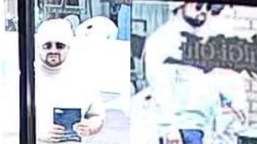 CCTV images of the two men