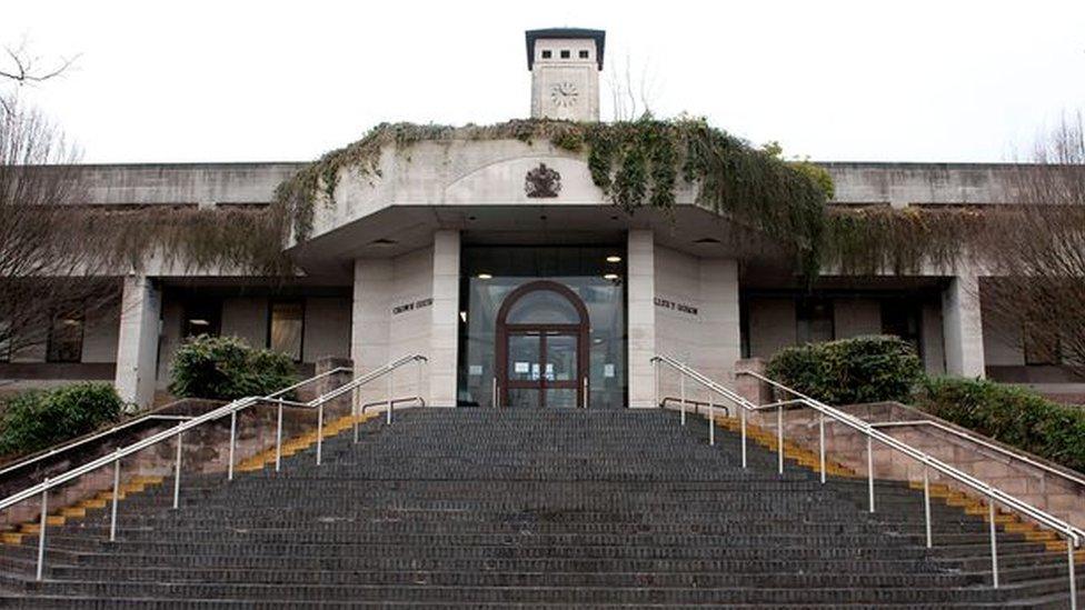 A photograph of Newport Crown Court