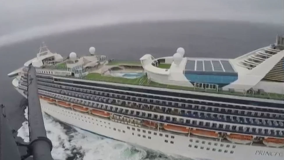 The coronavirus-hit Grand Princess cruise ship