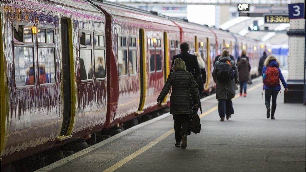 train commuters