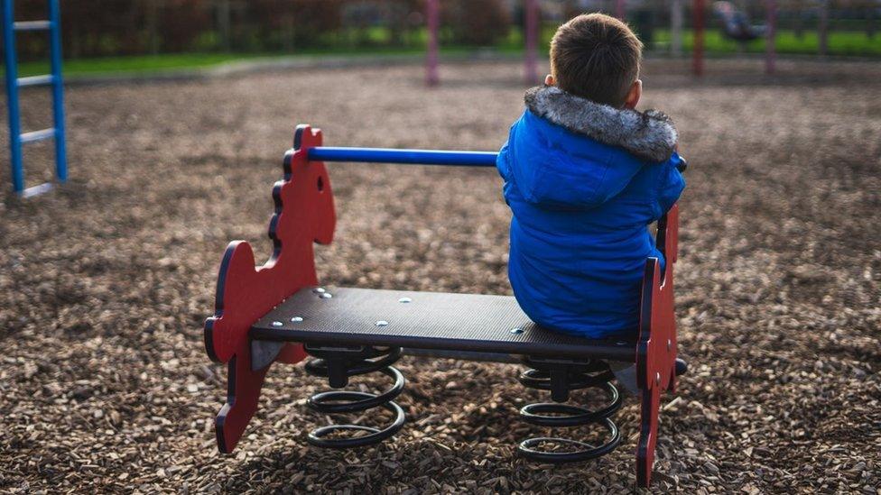 Child in playground