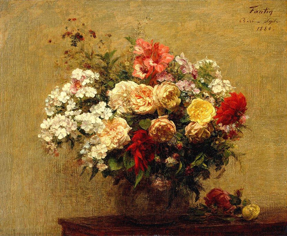 Summer Flowers (1880) by Henri Fantin-Latour