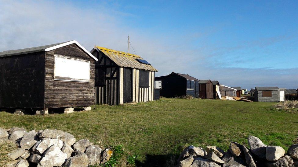 Portland beach huts