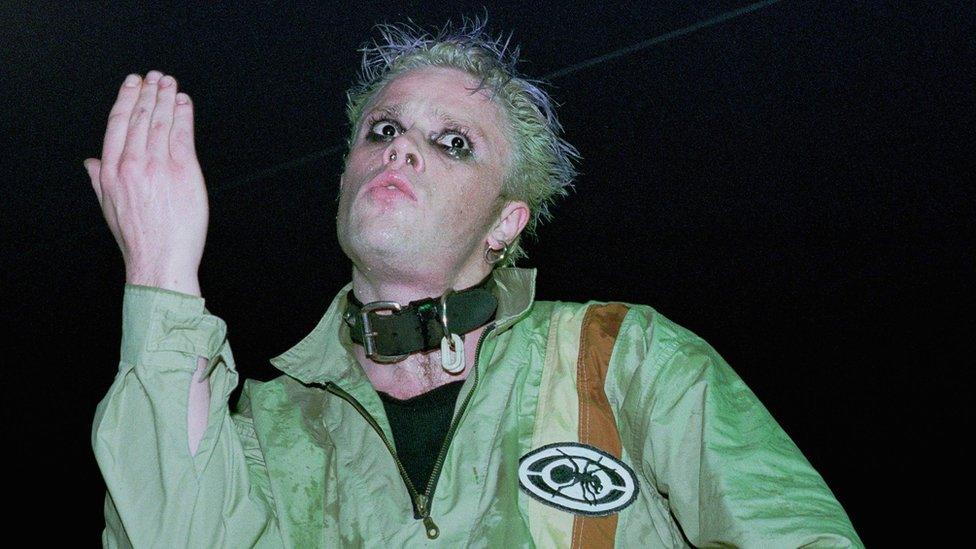 Keith Flint of the Prodigy