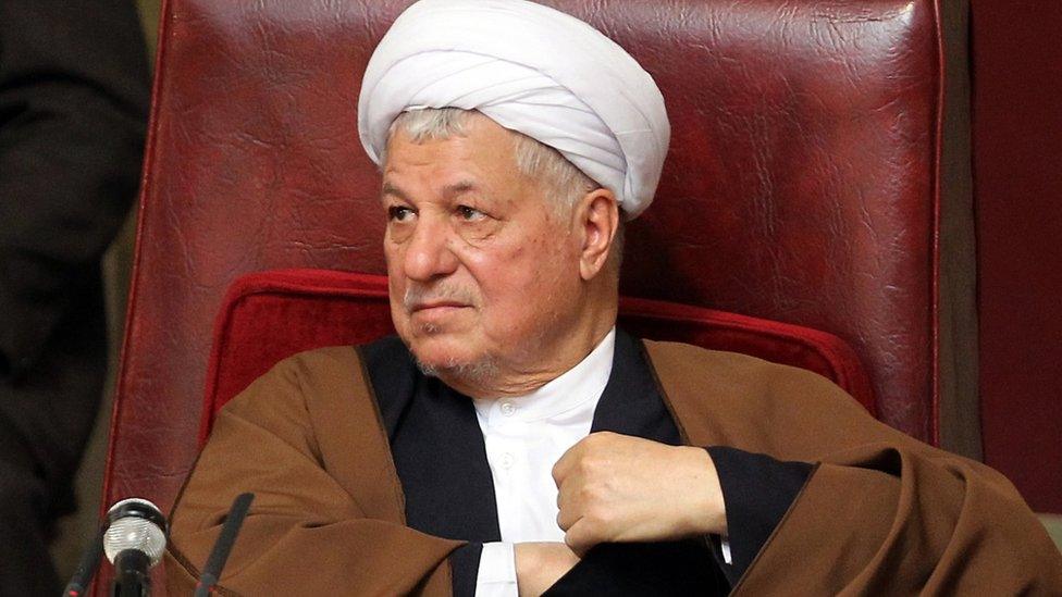 2011 file photo of former Iranian president Akbar Hashemi Rafsanjani