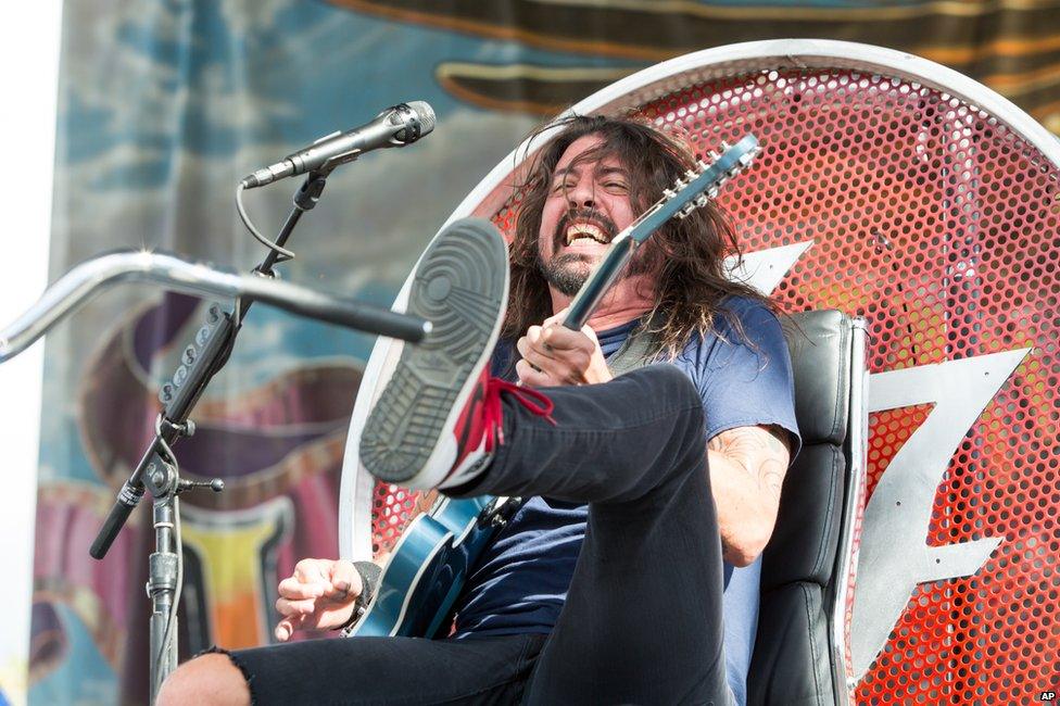 Dave Grohl from Foo Fighters