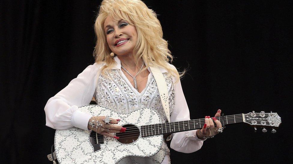 Dolly Parton at Glastonbury