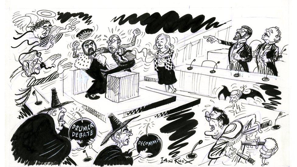 The First Day of Stormont by Ian Knox (1998)