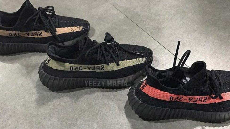 Pictures of the Yeezy mafia