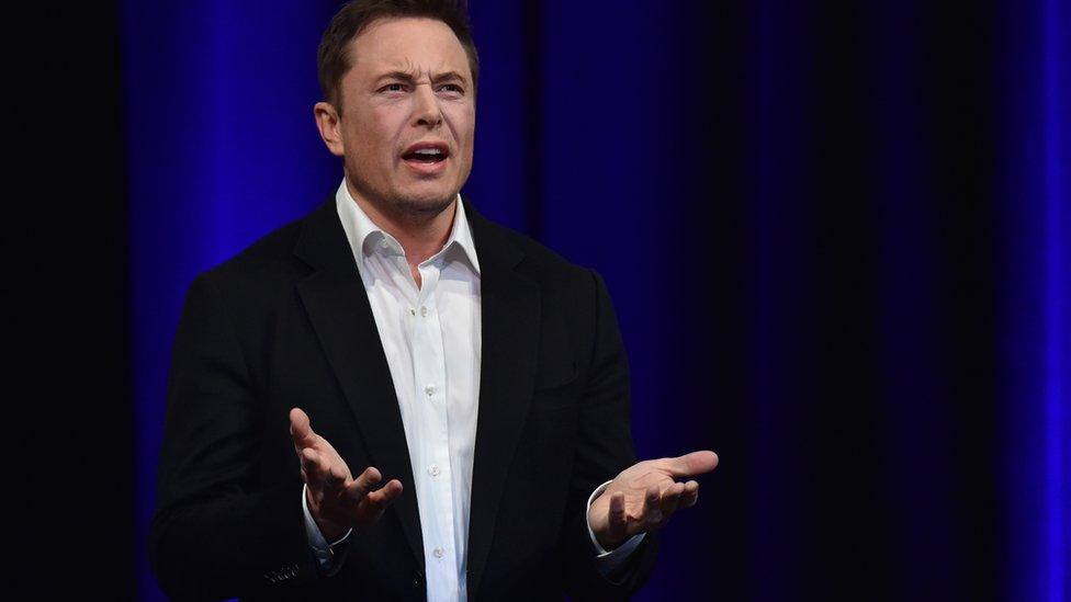 Elon Musk looking confused