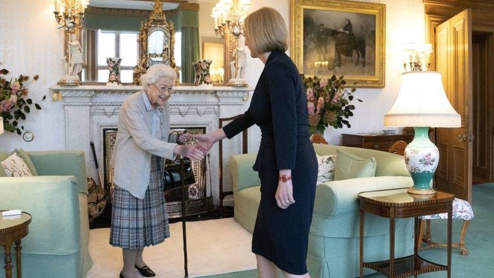 The Queen and Liz Truss