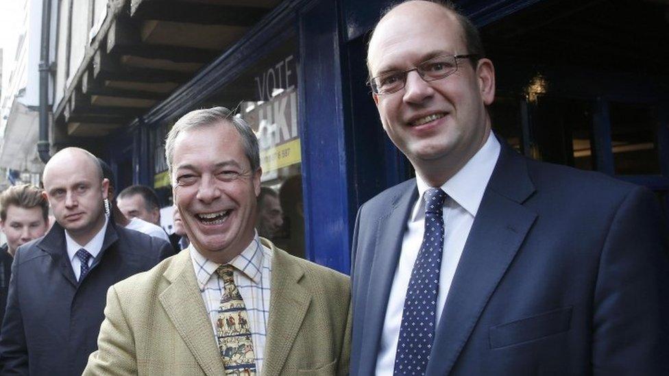 Nigel Farage and Mark Reckless in 2014