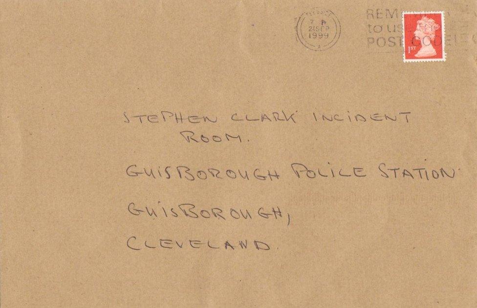 Letter sent to police about Steven Clark's alleged murderer