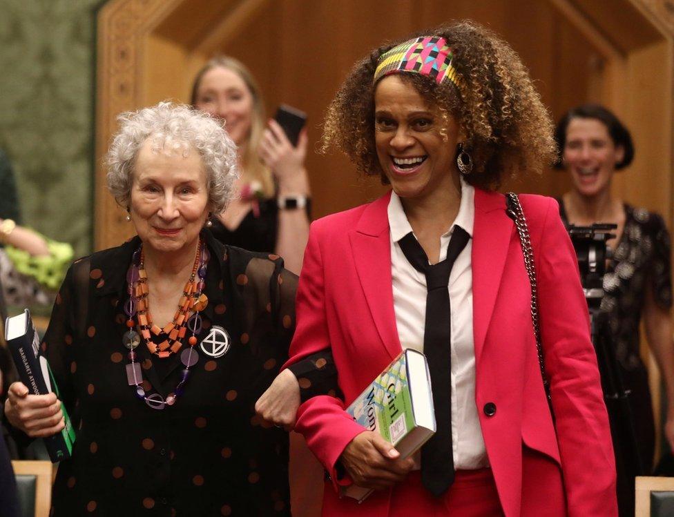 Margaret Atwood and Bernardine Evaristo