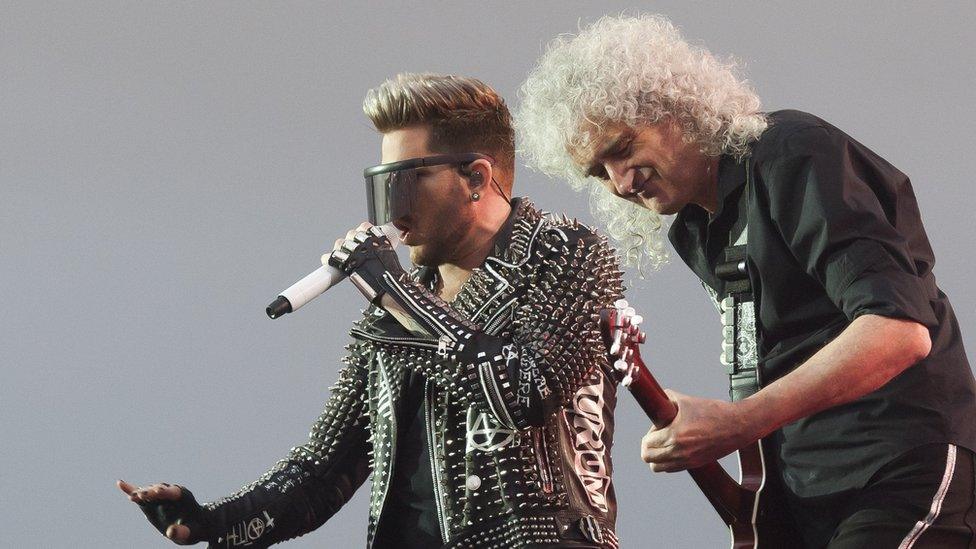 Queen with Adam Lambert