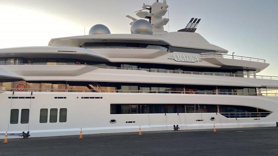 The Amadea superyacht