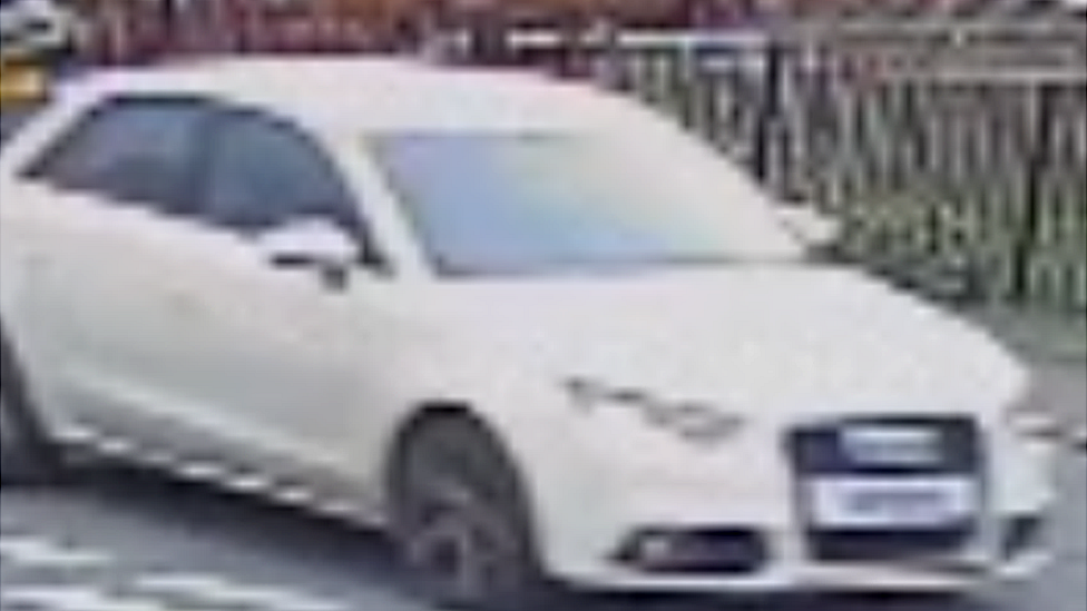 Image of white car