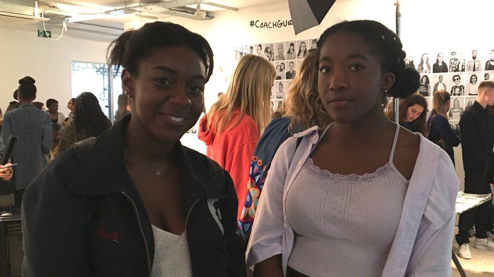 "It’s a safe space for girls. For me that means all girls, regardless of colour, sexuality, style," says Lola, with her friend Lauren