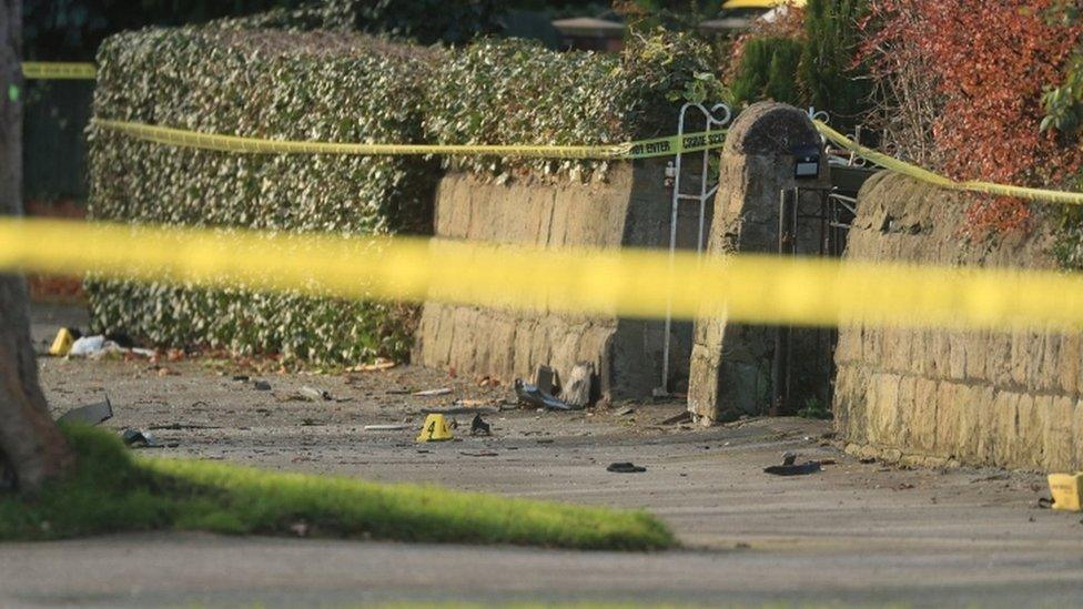 Crash scene