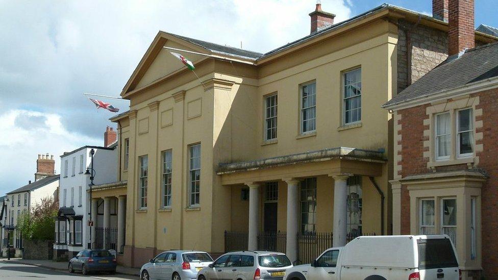 Former judge's lodgings in Presteigne, Powys