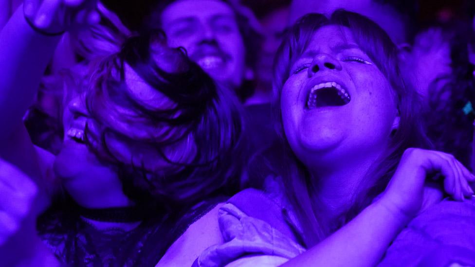 Fans at Sefton Park gig in Liverpool