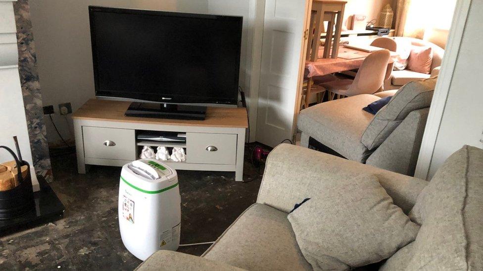 House in Strabane after flooding