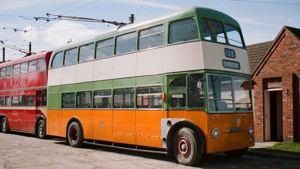 Glasgow trolley bus