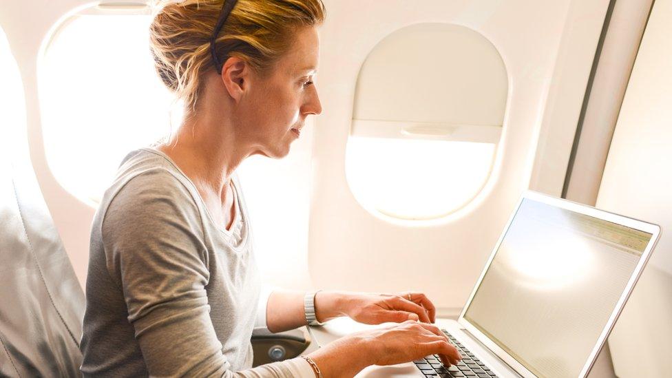 woman on laptop