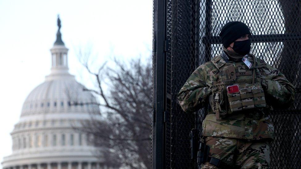 Security is tight in Washington DC