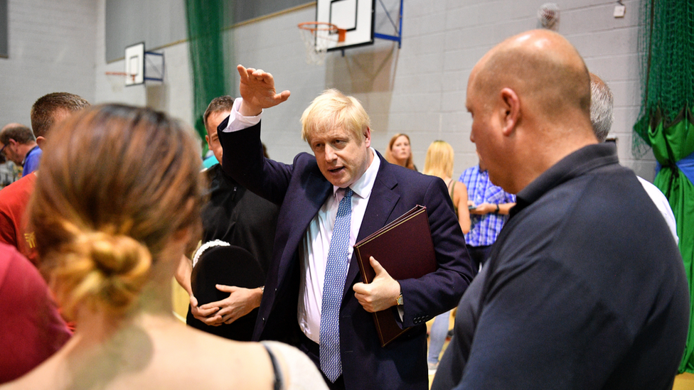 Boris Johnson meets the public