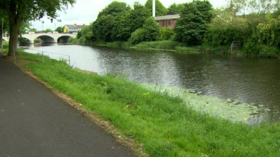 River Bann at Portadown, County Armagh