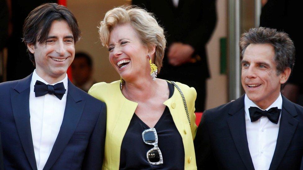 Noah Baumbach, Emma Thompson and Ben Stiller