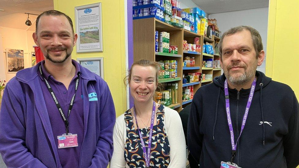 Co-directors Toby Lindsay-White, Amanda Lewis and Andy Rolfe