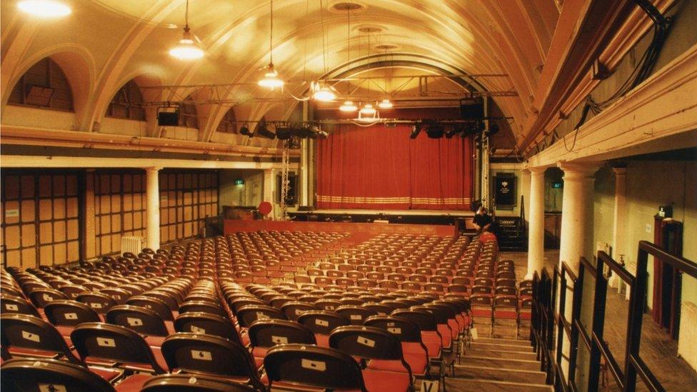 Truro City Hall in 1995. Pic via Hall For Cornwall