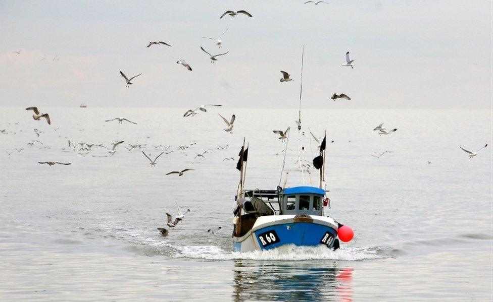 File photo dated 04/03/09 of a fishing boat in Kent