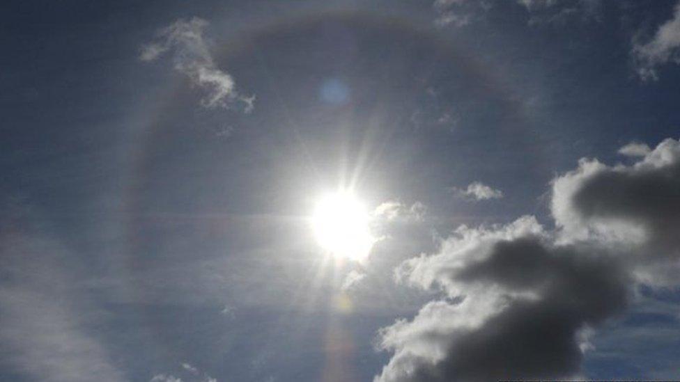 Sun halo