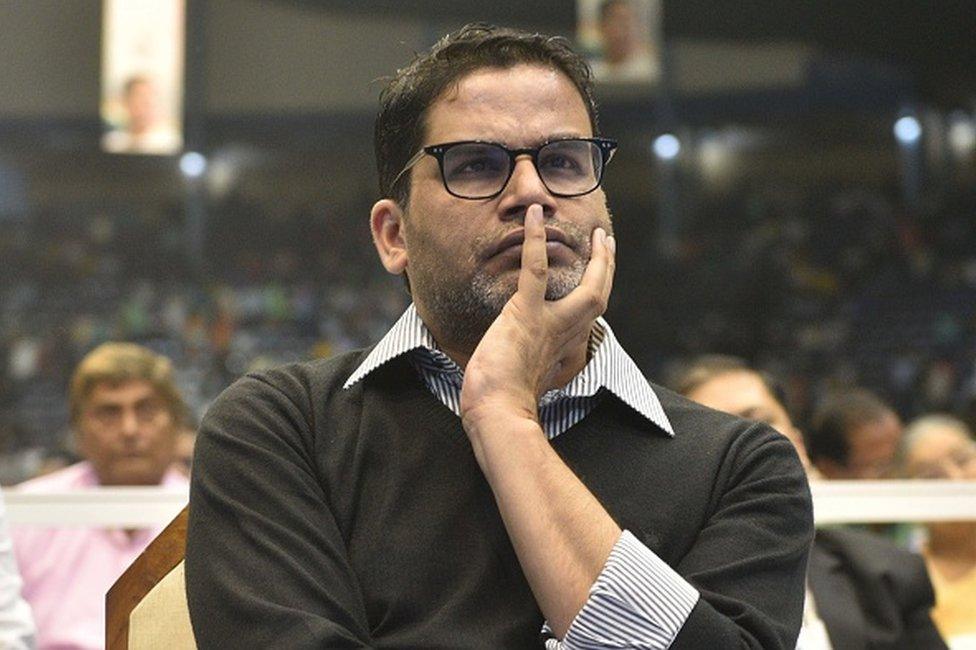 Poll strategist Prashant Kishore during the launch of upcoming Municipality Election campaign 'Banglar Garbo Mamata' by Chief Minister of West Bengal and Trinamool Congress (TMC) Supremo Mamata Banerjee at Netaji Indoor Stadium in presence of TMC MLAs and councillors on March 2, 2020 in Kolkata,