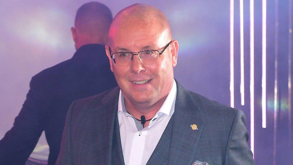 Nick Leeson outside the Big Brother House on 16 August 2018