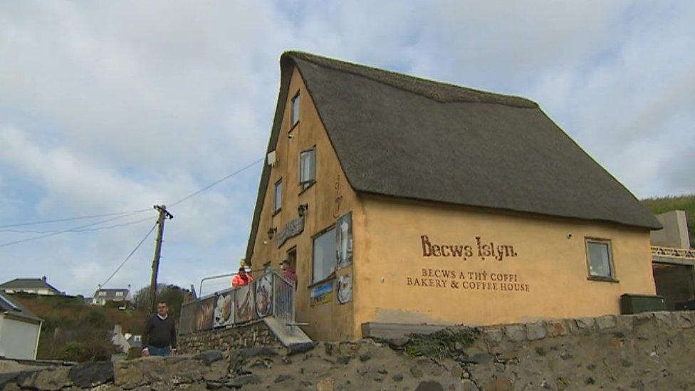 The bakery opposite the mill