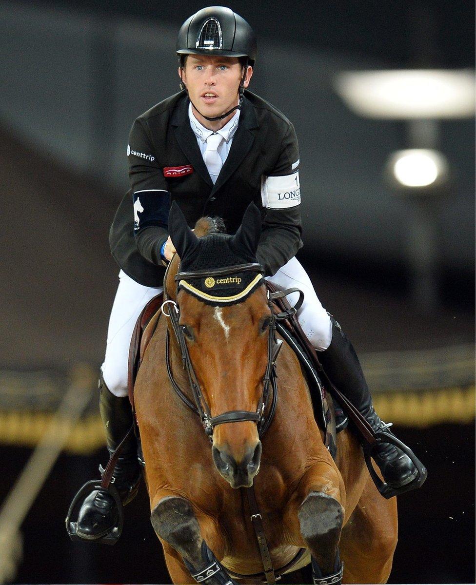 Scott Brash on Hello Sanctos in Doha