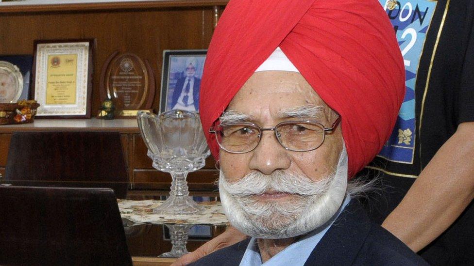 Balbir Singh on September 27, 2014 in Chandigarh, India