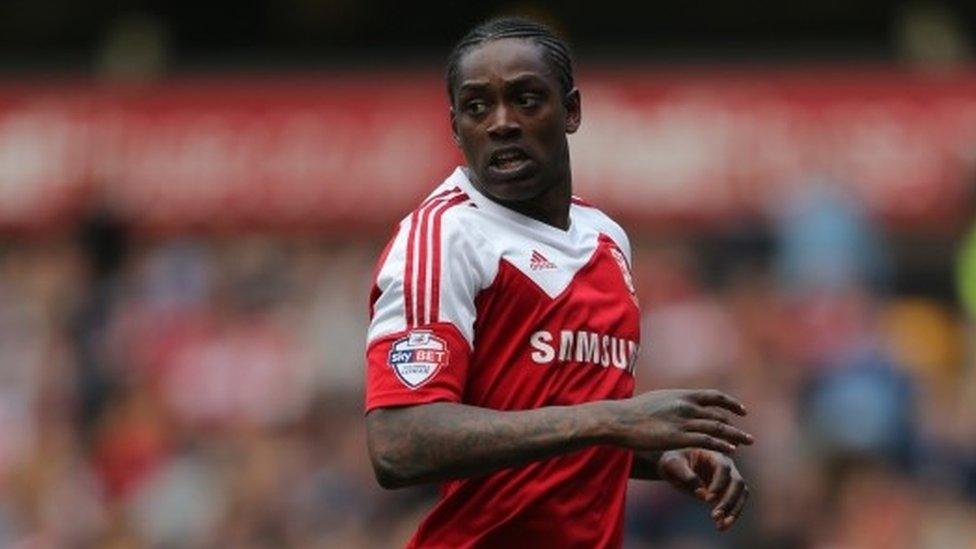 Nile Ranger playing for Swindon Town