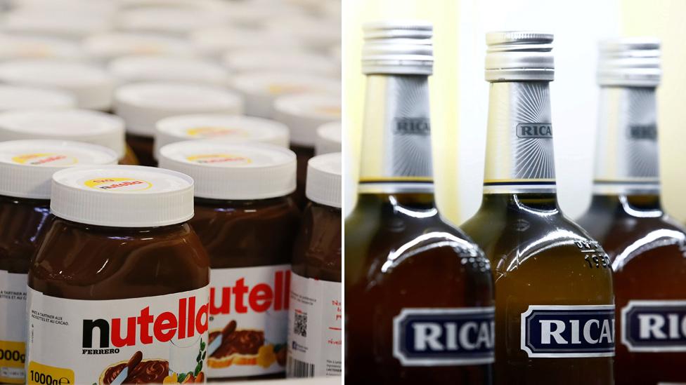 Nutella/Ricard combo - file pic