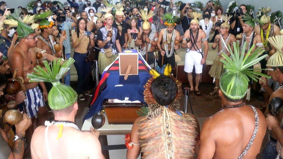 Bruno Pereira funeral, 24 Jun 22