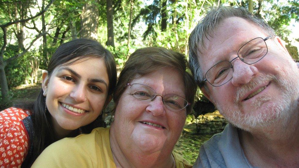 Rebecca, Davina and Daniel Dixon