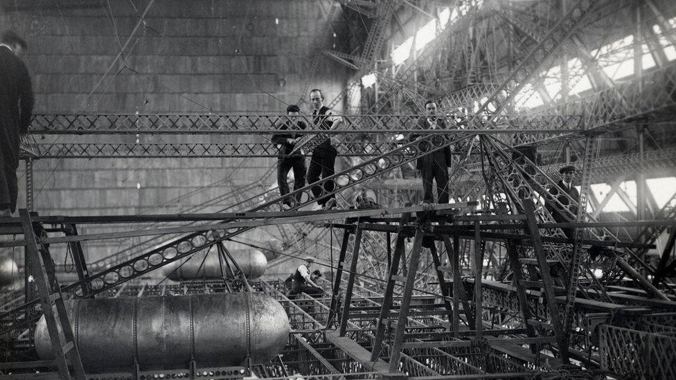 Inside Cardington Sheds